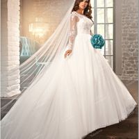 Свадебное платье в орнамент