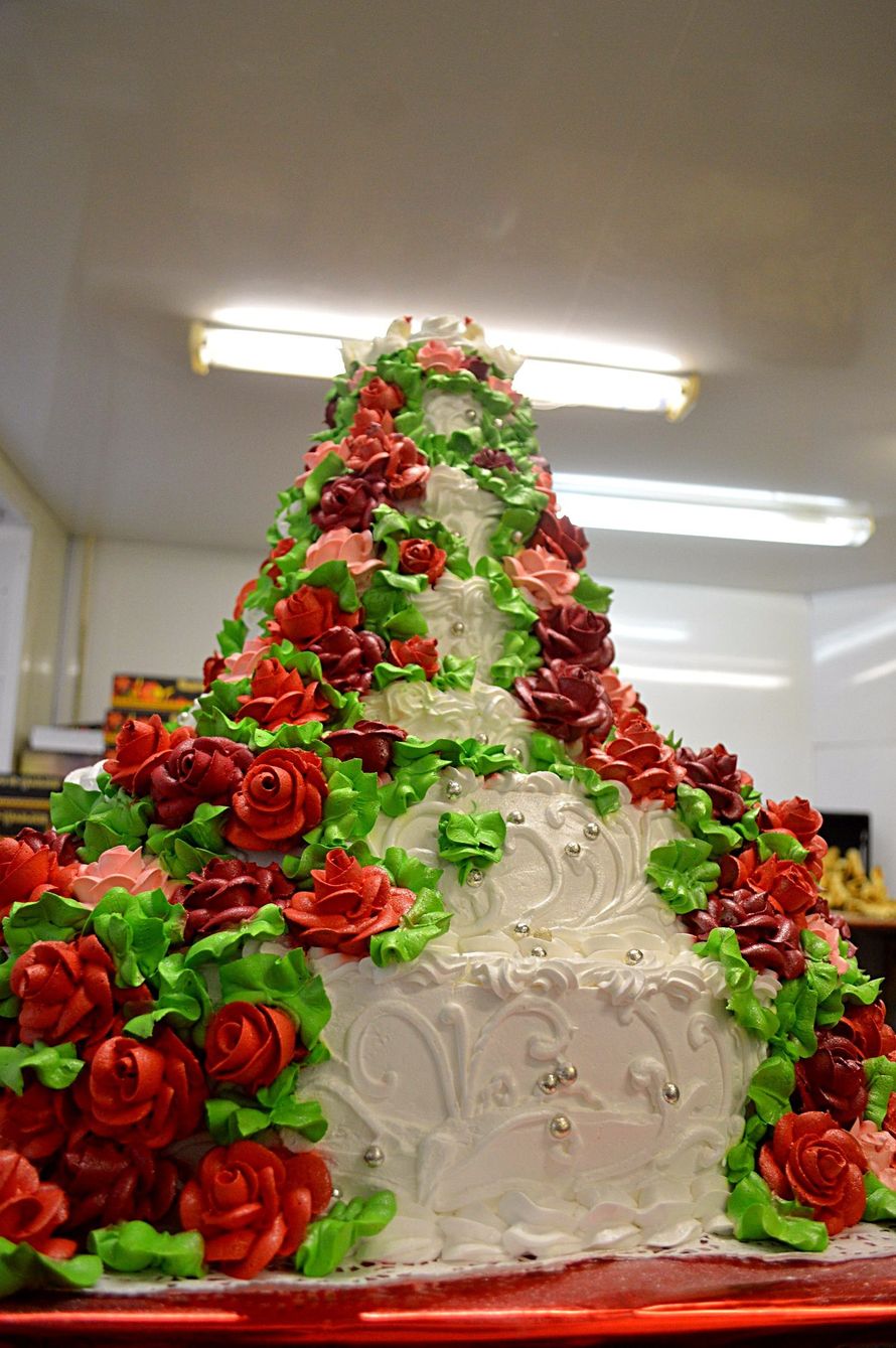 Свадебный торт на 20 кг. цена:550р/кг - фото 11917334 Кондитерская Napoleon