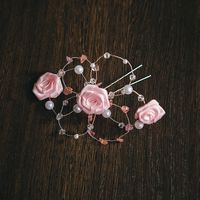 Шпильки для свадебной прически в нежном розовом цвете

Материалы: бусины, граненые бусины, розовый кварц, розы из атласных лент, проволока

#Шпилька #СвадебныеШпильки #ШпилькиДляСвадебнойПрически #Wedding #Свадьба #Невеста #СвадебноеУкрашение #РозоваяСвад