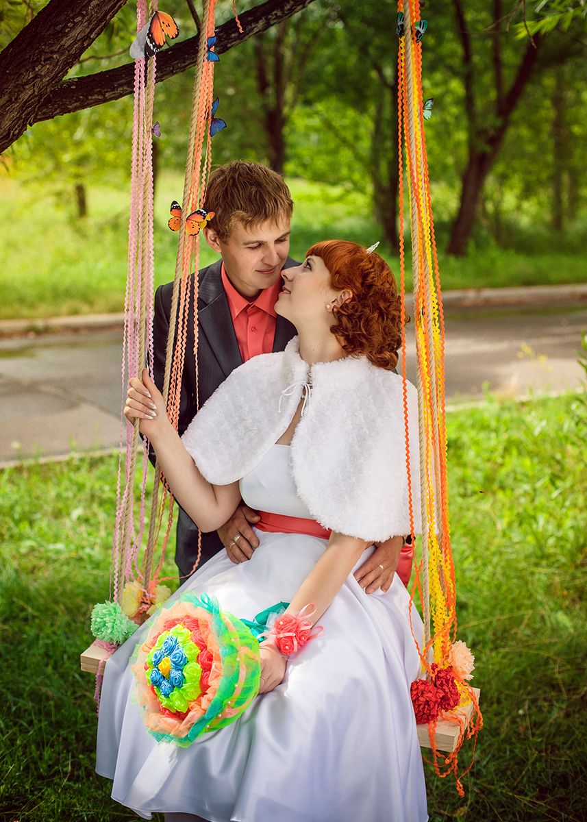 Фотосессия с лентами