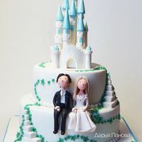 Свадебный торт с замком, цена за 1 кг
