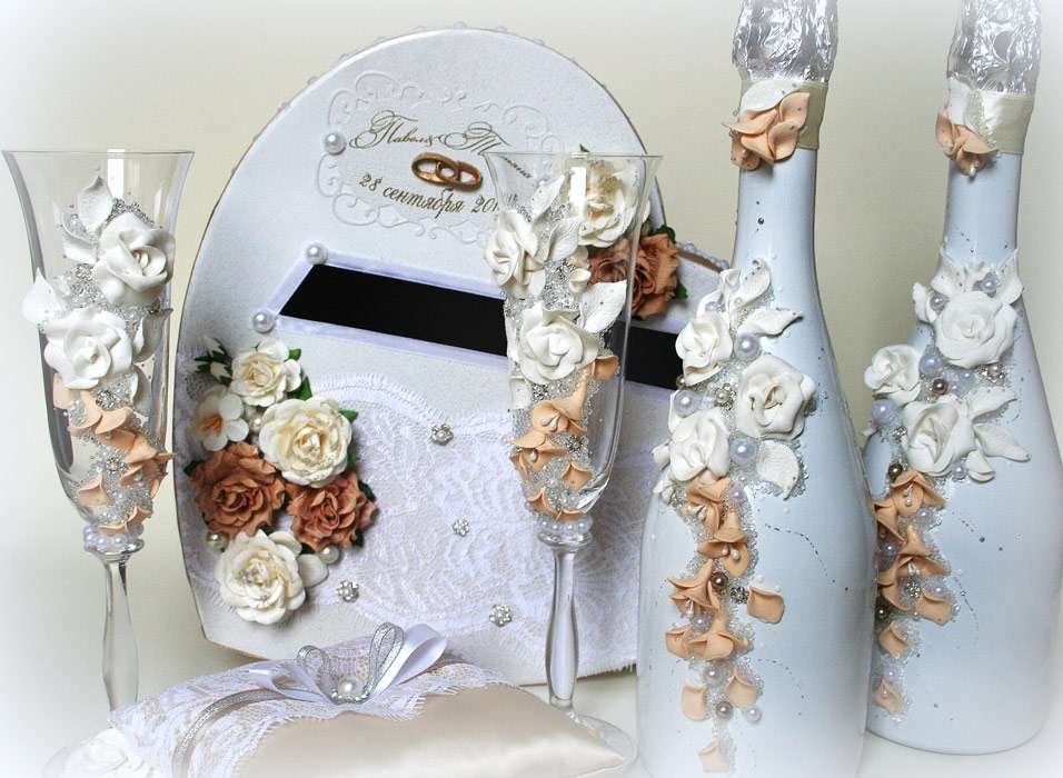 Свадебный набор.Комплектация любая! - фото 2158714 "Блеск декора" - свадебные аксессуары 