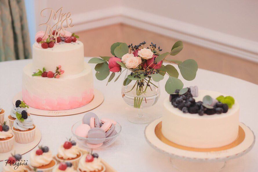 Фото 14683780 в коллекции Свадебные торты - Кондитерская Pirogova_bakery 