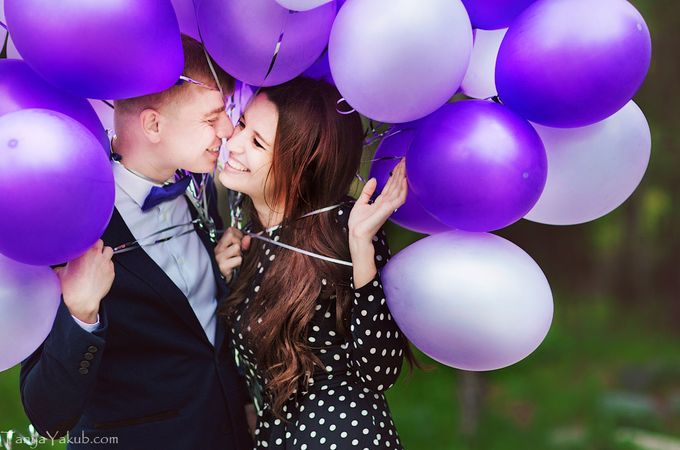 фотограф таня Якуб. лавстори. шары
