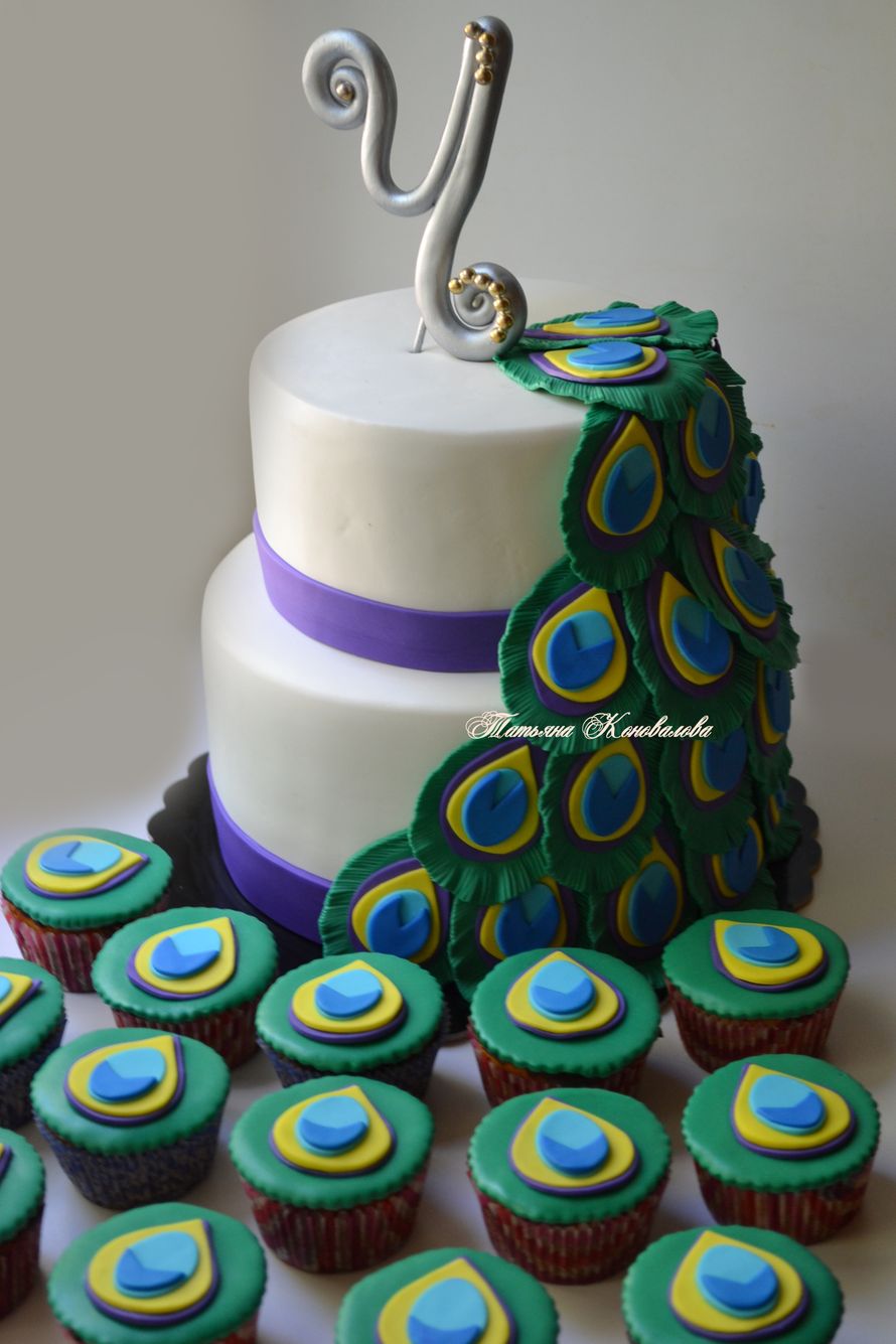 Фото 2614843 в коллекции Мои свадебные торты - Студия торта "Сахарная пудра"