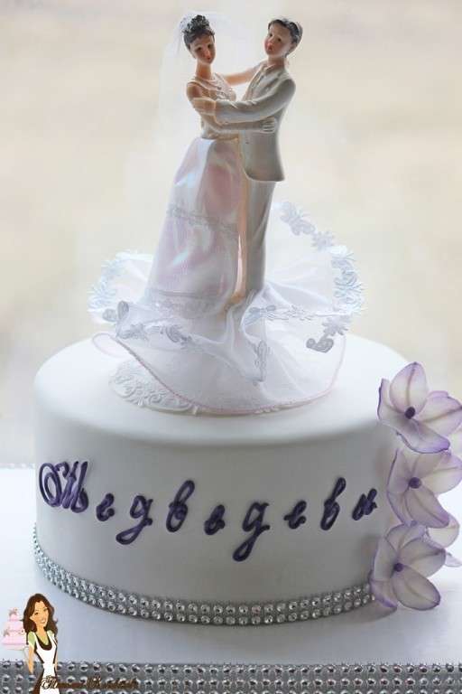 Фото 5160863 в коллекции Мои свадебные торты - Студия торта "Сахарная пудра"