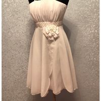 Короткое свадебное платье на лямочках, 40-44