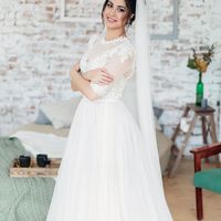 Кружевное свадебное платье цена 8'990 руб