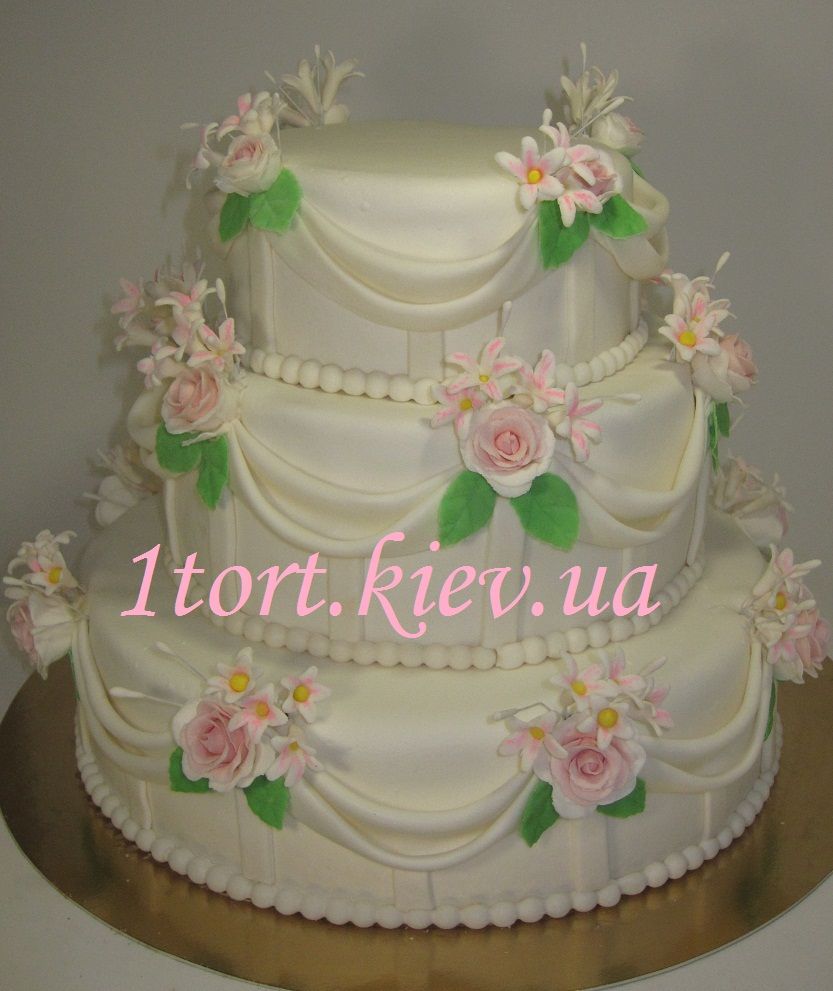 Фото 888503 в коллекции Свадебные торты - Свадебные торты "1tort"