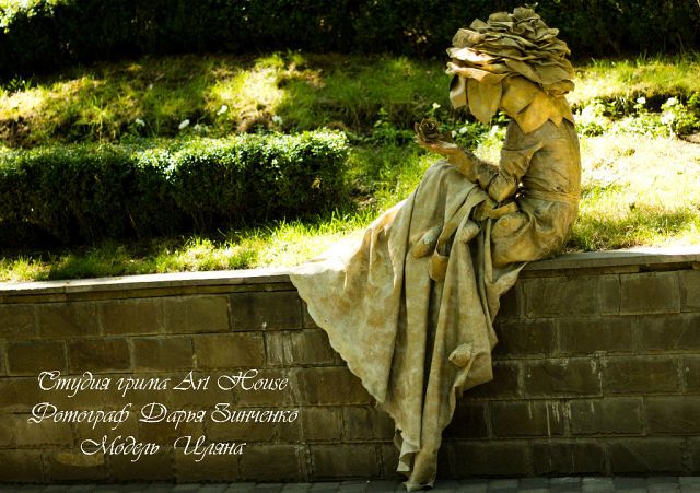 Живая статуя "Леди-роза" - фото 2061060 Творческое объединение  "Изюм" - артисты и шоу