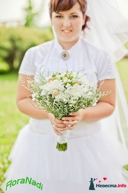 букет невесты для Дарьи - фото 302714 "FloraNadi" - студия свадебной флористики
