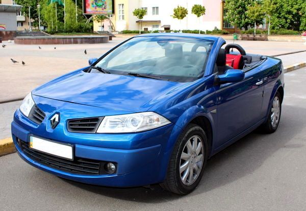 227 Кабриолет Renault Megane синий в аренду 