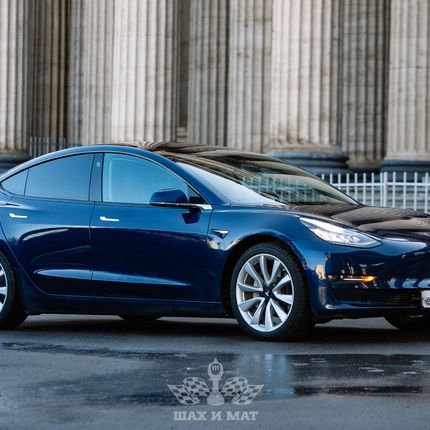 Tesla Model 3 Long Range (blue) в аренду, цена за час
