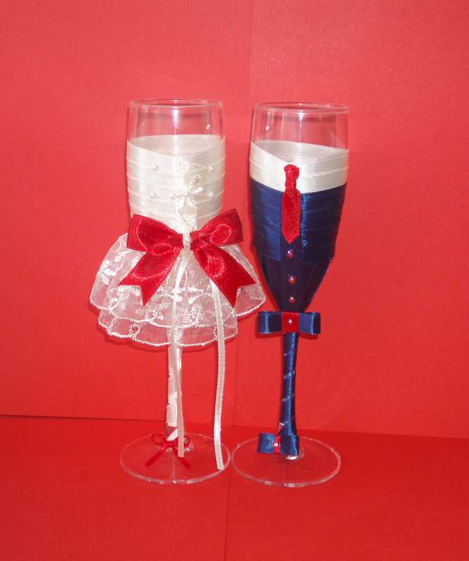 Фото 789203 в коллекции Свадебные бокалы и шампанское - Мастерская аксессуаров "Счастливый день"