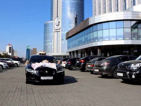 Аренда автомобиля на свадьбу Челябинск, Jaguar XF. (www.auto454.ru)