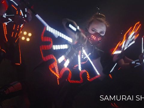 Samurai - световое шоу в Ростове | GOF show
