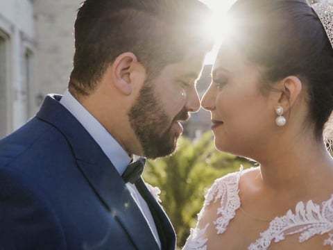 Свадьба во Франции в Chateau Challain: Bea & Joao