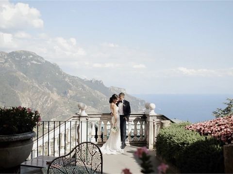 Jamilia & Giuseppe. Свадьба в Италии Амальфитанского побережья. Неаполь, Италия.