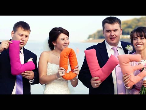 Свадебный клип, сделанный в день свадьбы